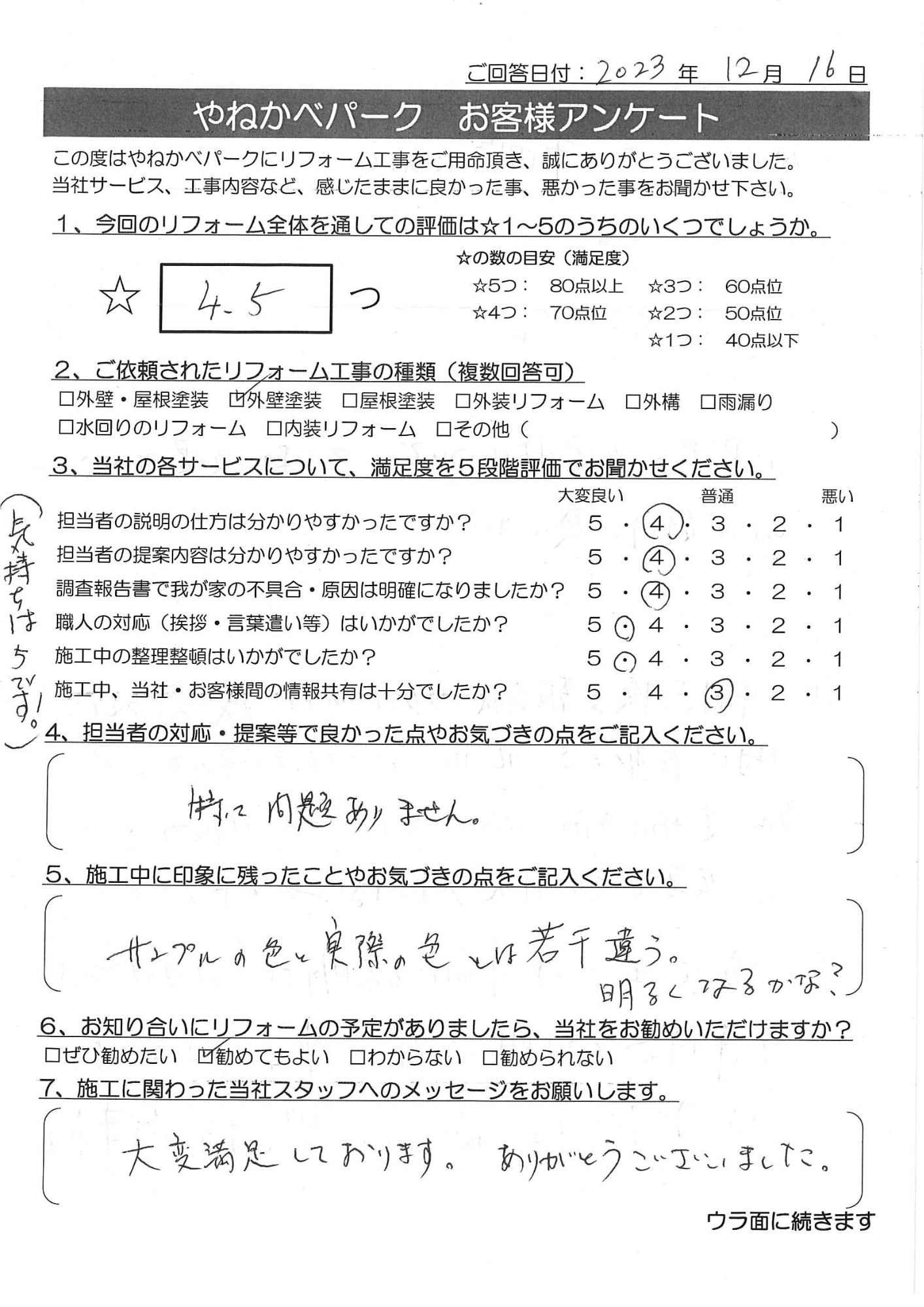 朝霞市　T様 外壁塗装