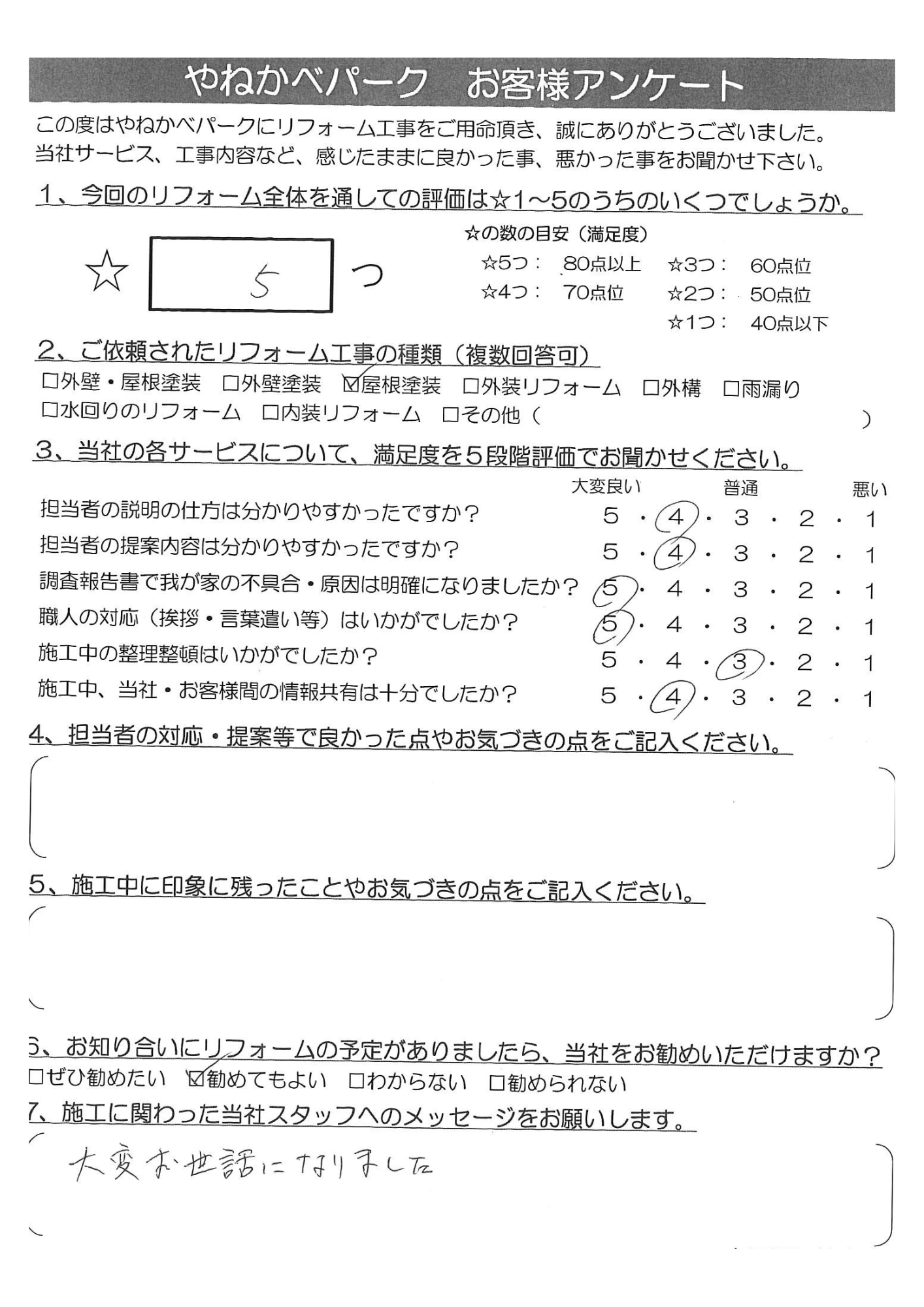 朝霞市　I様 屋根塗装