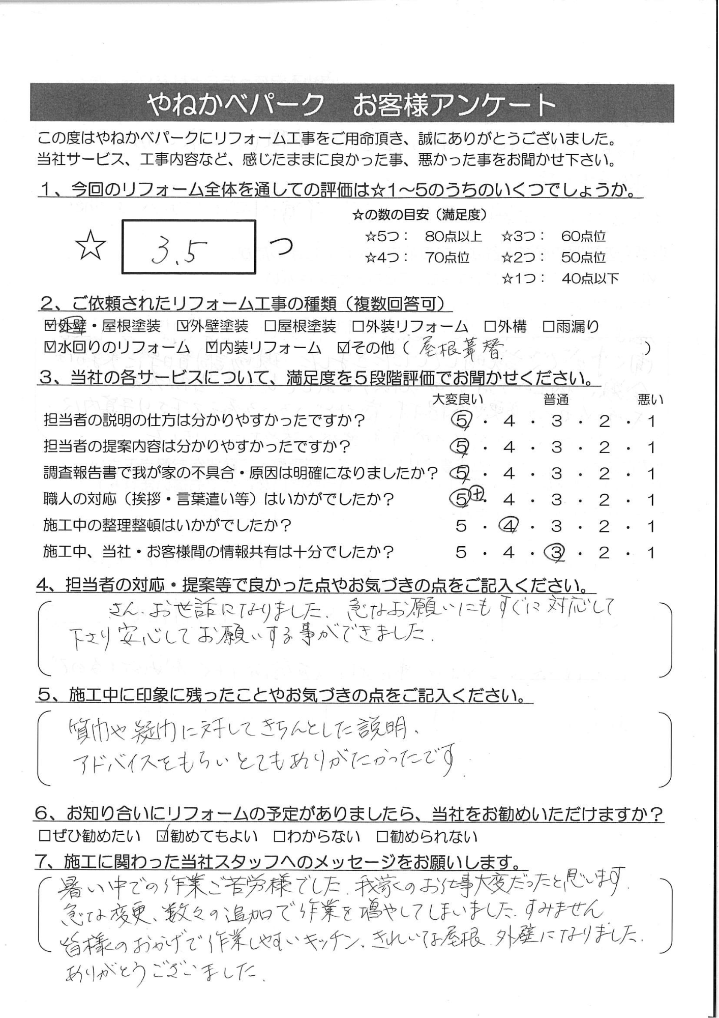 和光市　O様　外壁塗装/屋根葺き替え工事